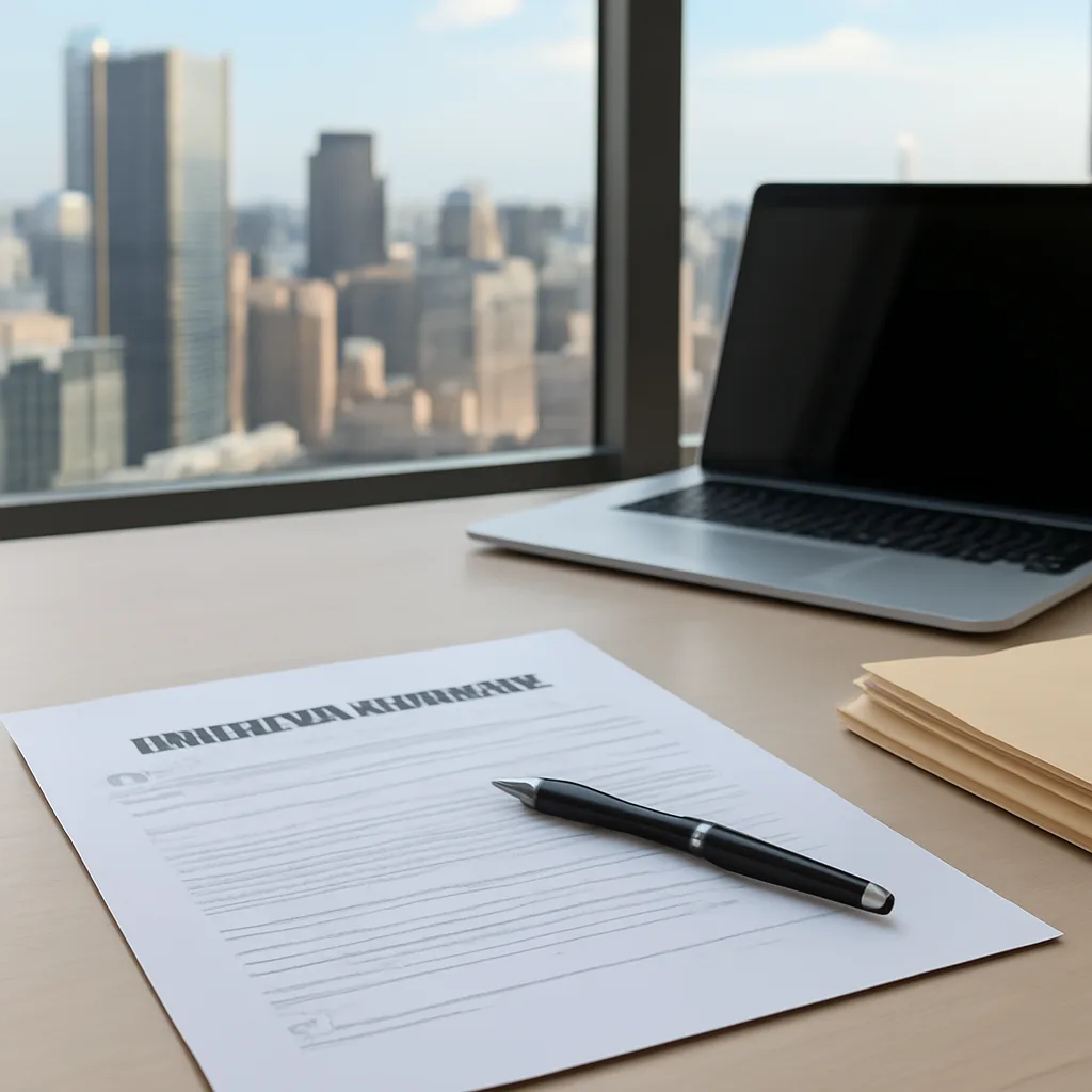 Title search documents for Michigan land transaction
